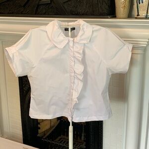 Boho Chic ruffle‎ front shirt top. Worn about 3x